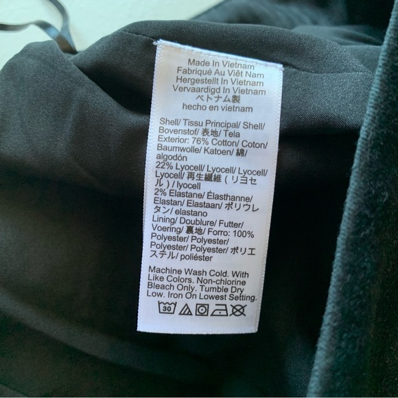 J Crew Tall Black Velvet Kate Slim-Fit Pant Size 4 Tall - Picture 12 of 17